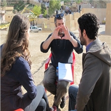 مانۆ خه‌لیل سه‌رقاڵی وێنه‌گرتنی فیلمێكی بڵنده‌ له‌ كوردستان