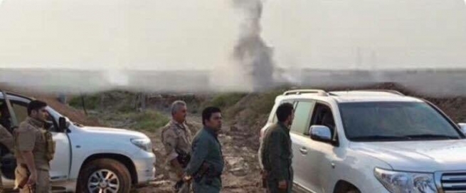 داعش بوردۆمانی هه‌رمه‌كی سه‌نگه‌ره‌كانی پێشمه‌رگه‌ ده‌كات