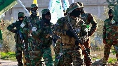 کوردانی کاکەیی چەکی حەشد فڕێ دەدەن