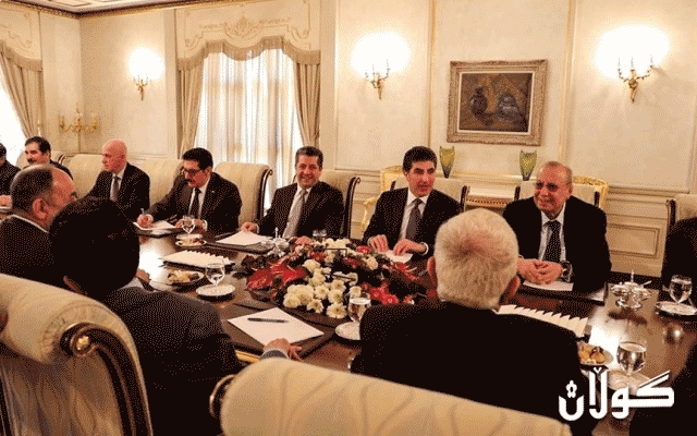  کۆبوونەوەی پارتی و یەکێتی دەستی پێ کرد 