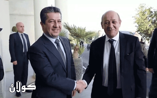بڕیارە پێشنیوەڕۆی ئەمڕۆ، ژان ئیف لۆدریان، وەزیری دەرەوەی فرەنسا بگاتە بەغدا و هەرێمی كوردستان