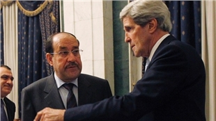 جۆن كێری هۆشدارییەکی تووندی دایە‌ شیعه‌كان و به‌ تایبه‌ت نوری مالکی