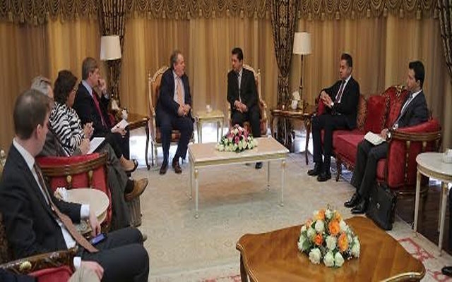 مه‌سروور بارزانی راوێژكاری ئه‌نجوومه‌نی ئاساییشی هه‌رێمی كوردستان پێشوازی له‌ شاندێكی په‌رله‌مانی ئه‌ورووپا كرد