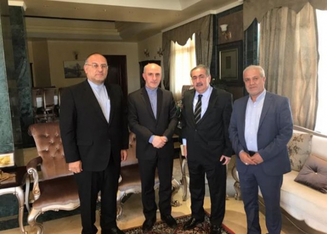 هۆشیار زێباری لەگەڵ سەرکونسوڵی ئێران لە هەولێر پرسی ڕیفراندۆمی  تاوتوێ كرد