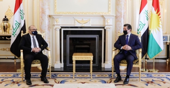 سەرۆکی حکوومەتی هەرێمی کوردستان پێشوازی لە وەزیری گەیاندنی عێراق كرد
