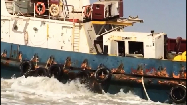 كەشتییەكی عێراقی لە كەناراوەكانی ئێران دۆزرایەوە