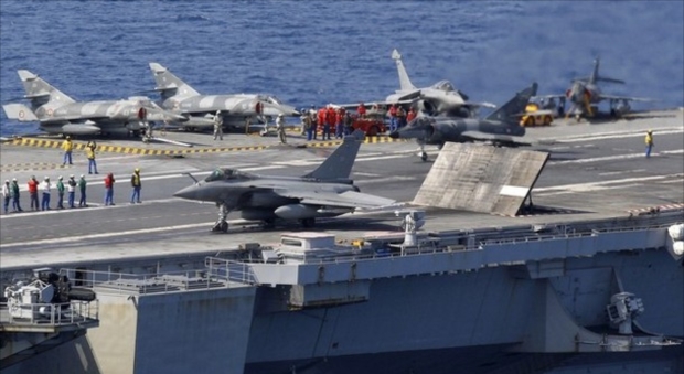 كه‌شتی فڕۆكه‌ هه‌ڵگری شارل دیگۆلى فه‌ره‌نسا به‌شداری له‌ شه‌ڕی دژ به‌ داعش كرد