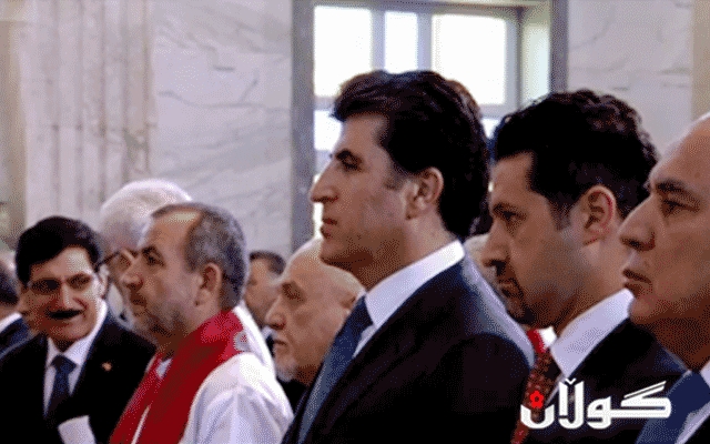 ئێستا راستەوخۆ بە ئامادەبوونی سەرۆكی حكومەتی هەرێمی كوردستان رێوڕەسمی گواستنەوەی كورسی پاتریك بەڕێوەدەچێت