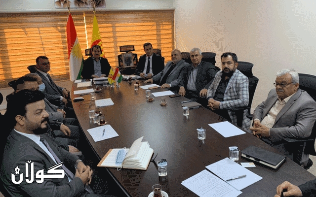 سەرۆکی ئەنجومەنی سەرکردایەتی کەرکوک-گەرمیان، پێشوازی لە ھەردوو شاندی «اتحاد الکورد الفيلين فی کرکوک»«رابطه النخوة ليشيوخ ووجهاء العراق فرع ديالي» کرد.