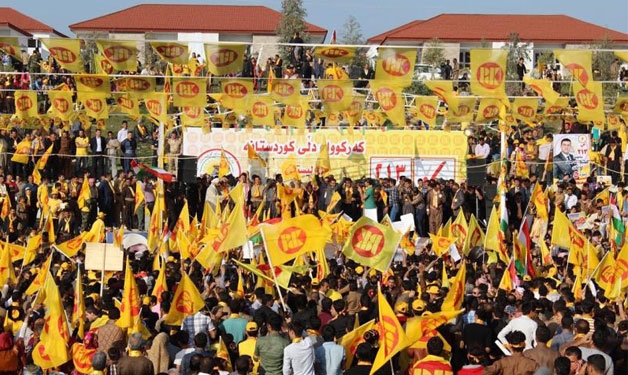 بەوێنە...راگەیاندنی لیستی ٢١٣ی پارتی دیموکراتی کوردستان لە کەرکووک 