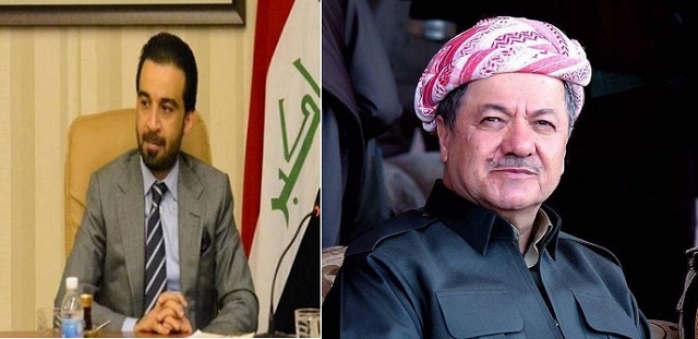  	 سەرۆك بارزانی پیرۆزبایی لە سەرۆكی تازەی ئەنجوومەنی نوێنەرانی عێراق دەكات