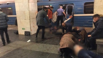  له‌ شاری سان پترسبورگی ڕووسیا ته‌قینه‌وه‌ ڕووی دا 