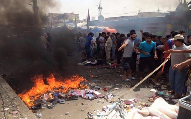سێ خۆكوژ خۆیان به‌ بنكه‌یه‌كی‌ پۆلیسدا له‌ خۆرئاوای‌ به‌غدا ته‌قانده‌وه‌