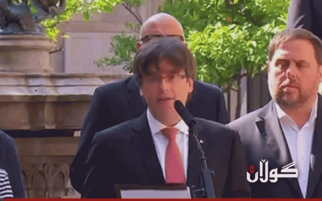  سەرۆکی هەرێمی کەتەلۆنیا: لە چەند رۆژی داهاتوودا سەربەخۆیی رادەگەیێنین 