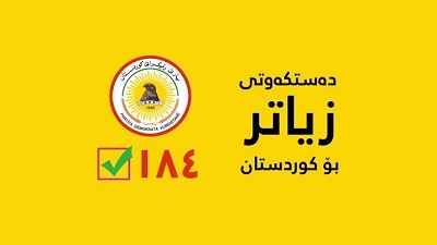  	 كاندیدانی پارتی: کارنامەی لیستی ١٨٤ی پارتی بە کردەیی جێبەجێ دەکەین