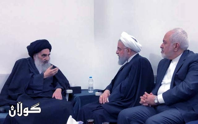  سیستانی داوا لە رووحانی دەكات  سەروەری وڵاتانی ناوچەکە بپارێزرێت و دەستوەرنەدان لە کاروباری ناوخۆی یەكتر وەرنەدرێ