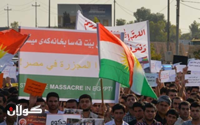 گرووپی ئاڵای كوردستان: یه‌كگرتوو و كۆمه‌ڵی ئیسلامی سوكایه‌تی به‌ ئاڵای كوردستان ده‌كه‌ن 