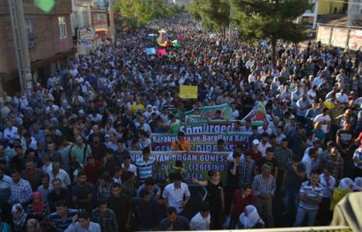 خۆپێشاندان له‌ چه‌ند شارێکی کوردستانی تورکیا ساز کرا