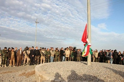  لە میحوەری تلسقۆفدا ئاڵای کوردستان هەڵکرا