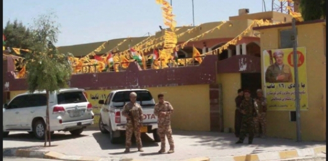  بارەگای لقی مووسڵی پارتی دیموکراتیی کوردستان کۆنتڕۆڵ کرایەوە
