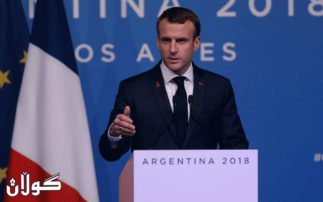  ماکرۆن: کاردەکەم بۆ سەپاندنی سزا بەسەر دەسەڵاتی بیلاروسدا