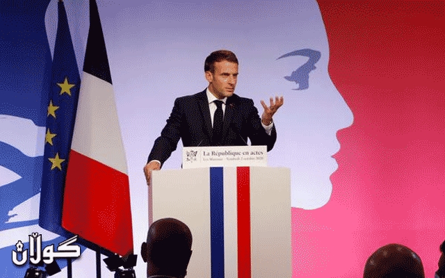  ماكرۆن: مسوڵمانان ده‌توانن به‌ئازادی په‌یڕه‌وی ئاینه‌كه‌یان بكه‌ن