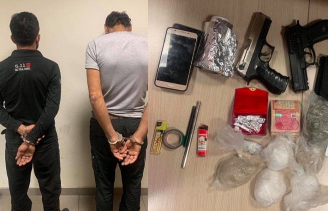 لە هەولێر دوو تۆمەتبار بە بڕێک ماددەی هۆشبەرەوە دەستگیر کران