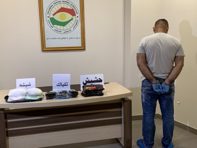 هەولێر.. کەسێک بە شەش کیلۆ ماددەی هۆشبەرەوە دەستگیر کرا