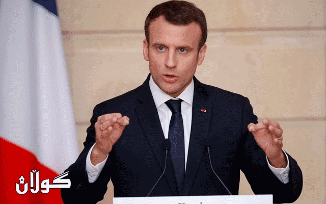  ماکرۆن: تورکیا یارییەکی مەترسیدار لە لیبیا دەکات