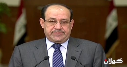 مالكی : بێدەنگ نابین لەئاست ئەوەی هەولێر ببێتە مۆڵگەی كۆبوونەوەی چەكدارەكانی داعش 