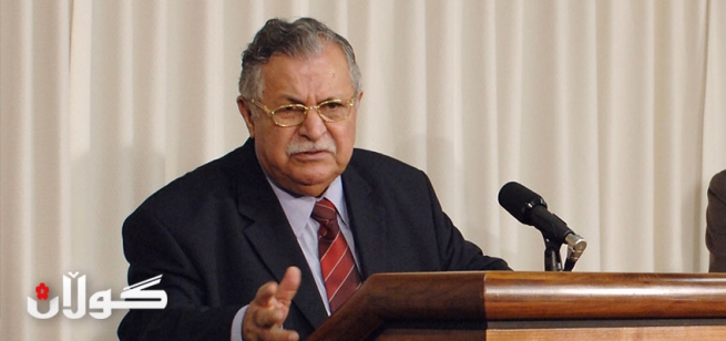 سه‌رۆك كۆمار له‌ به‌غدا پێشوازیی له‌ وه‌فدێكی هاوپه‌یمانمیی كوردستانى كرد