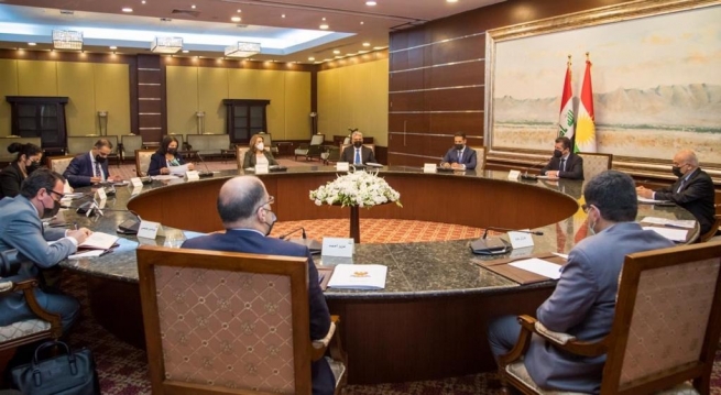 سەرۆکی حکومەتی هەرێمی کوردستان سەرپەرشتی کۆبوونەوەیەکی تایبەت بە بەرەنگاربوونەوەی توندوتیژی دژی ئافرەتان  دەکات