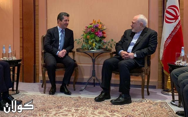  کۆبوونەوەی مەسرور بارزانی و وەزیری دەرەوەی ئێران دەستی پێکرد 