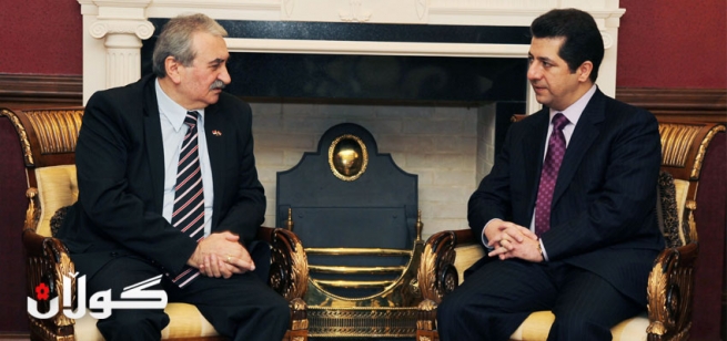 مەسرور بارزانی پێشوازیی لە سەفیری وڵاتی سربیا کرد