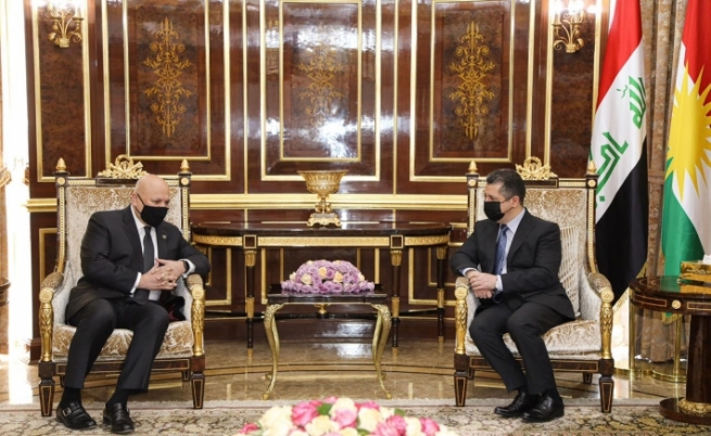 مه‌سرور بارزانی پێشوازی لە سەرۆکی تیمی لێکۆڵینەوەی نێودەوڵەتی لە تاوانەکانی داعش (یونیتاد UNITAD) دەکات