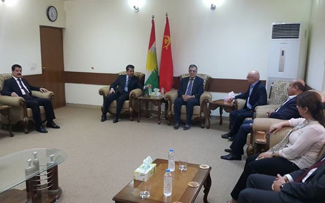 شاندێکی پارتی دیموکراتی کوردستان بە سەرۆکایەتی رێزدار مەسرور بارزانی و شاندی یاوەری سەردانی حزبی شیوعی کوردستان کرد