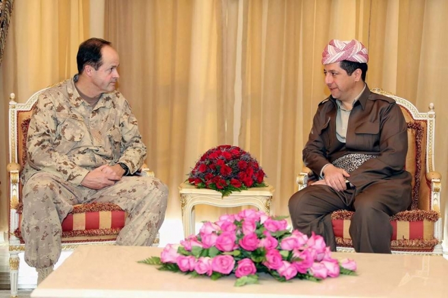  مه‌سرور بارزانی: ئێمه‌ تاكه‌ هێزین‌ توانیومانه‌ داعش تێكبشكێنین ‌ و ناوچه‌کە رزگار بكه‌ین‌ 