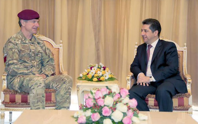 بەریتانیا بەردەوام دەبێت لەھاوکاریکردنی ھێزی پێشمەرگە