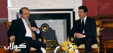 مەسرور بارزانی پێشوازی لە نێردراوی تایبەتی سه‌رۆکی روسیای فیدراڵ و شاندێکی یاوەری کرد