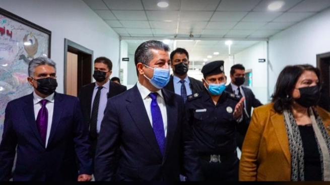 مەسرور بارزانی سەردانی بەڕێوەبەرایەتی بەرەنگاربوونەوەی تووندوتیژی دژی ئافرەتان و خێزان کرد