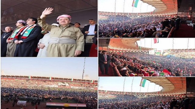  	 سەرۆک بارزانی: به‌دیلێكی باشتر نه‌بێت گه‌لی كوردستان رازی بكات، ئێمه‌ ریفراندۆم دواناخەین و چی ده‌بێت با ببێت