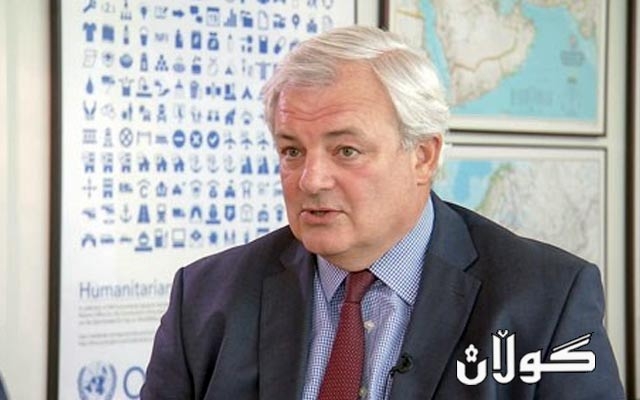  ستیڤن ئۆبرایەن: لە عێراق 12 ملیۆن كەس لە مەترسیدان 