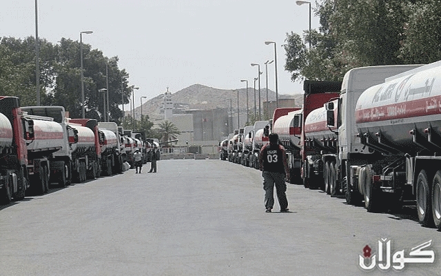  یەکەم کاروانی نەوتی کەرکووک گەیشتە ئوردن 