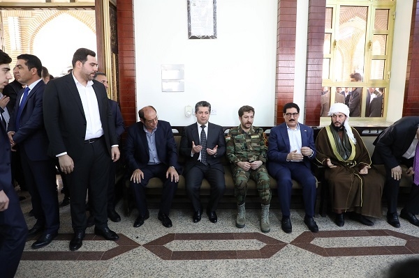مەسروور بارزانی بەشداریی لە پرسەی شەهید عەمید ئەسكەندەر ڕەشید گەردی کرد