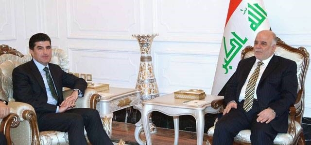  نێچیرڤان بارزانی و عەبادی نیوەڕۆ كۆدەبنەوە 