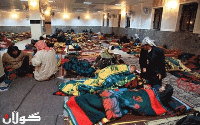 تادێ ژمارەی ئاوارەکانی ئەنبار روو لەزیاد بوون دەکات