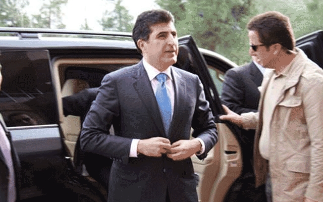 وه‌فدی‌ حكومه‌تی‌ هه‌رێم به‌سه‌رۆكایه‌تی‌ نێچیرڤان بارزانی‌  گه‌یشته‌ به‌غدا