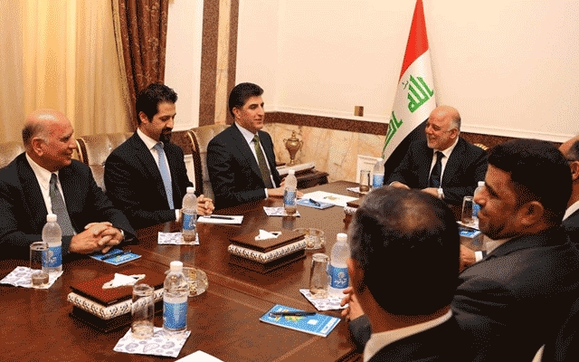  شاندی هەرێمی کوردستان و عەبادی گۆڕانکارییەکانی حکوومەتی عێراق تاوتوێ دەکەن