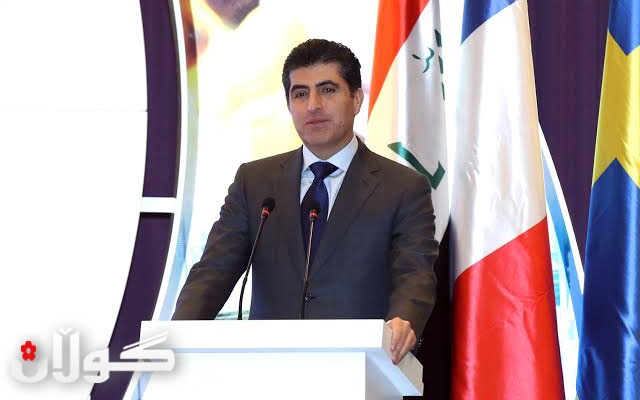 ده‌قى وتارى نێچیرڤان بارزانى لە مەڕاسیمی گرێبه‌ستی به‌رهه‌مهێنانی هاوبه‌شى ده‌رمان