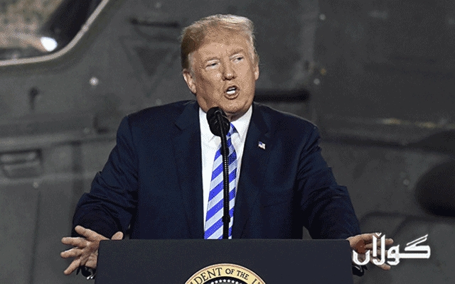  ترەمپ راگەیەندراوێک لەبارەی شەڕی دژی داعش بڵاو دەکاتەوە 